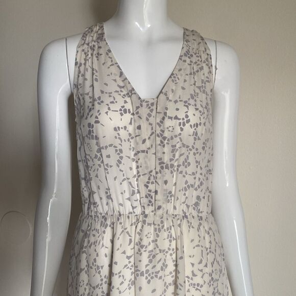 Rebecca Taylor Cream Silk Mini Dress - Picture 3 of 11